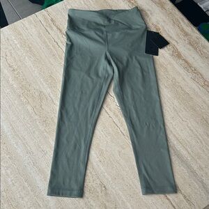 NEW 🆕 90 Degree by Reflex Dark Green High-Waisted Leggings XS
